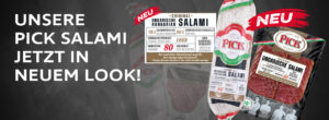 PICK Salami in neuer Verpackung